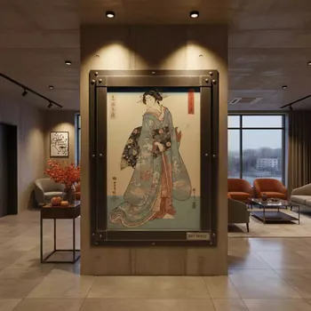 Аренда Картина Китагава Утамаро № 19 в Sport Inn Hotel & Wellness — ART SPACE