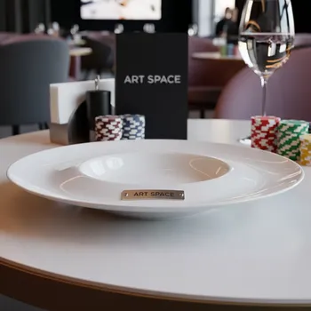 Аренда Тарелка Bauscher белая 28 см в Mantera Supreme — ART SPACE