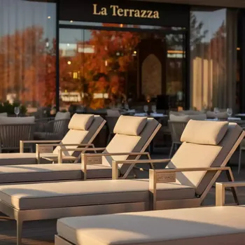 Аренда Шезлонг металлический Relax в ресторане «La Terrazza» — ART SPACE