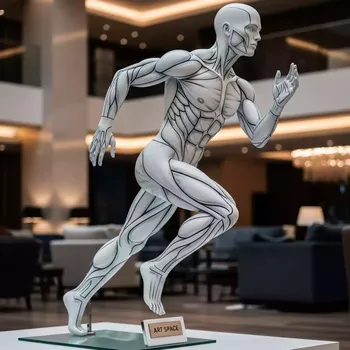 Аренда Манекен мужской спортивный бегун в Mövenpick Hotel — ART SPACE