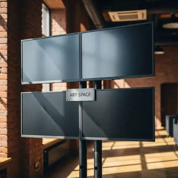 Аренда Крепление Ergotron DS100 для четырех мониторов 2x2 в Mercure Сочи Центр — ART SPACE