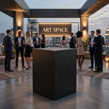 Аренда черной тумбы в Сочи от ART SPACE