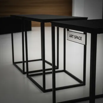 Аренда Стол высокий Cube Loft Black в Radisson Blu Resort & Congress Centre — ART SPACE