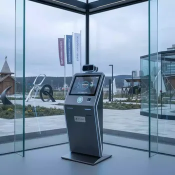 Аренда Терминал распознавания лица и отпечатка пальца Advent Biotech UFO 7F в этно-парке «Моя Россия» — ART SPACE
