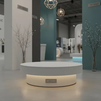 Аренда Стол журнальный с LED подсветкой D 60 в ОКЦ «Галактика» — ART SPACE