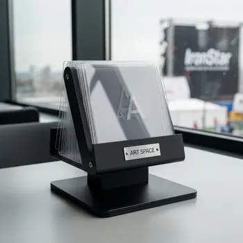Аренда Система настольная ProMega Office с металлической основой A4 черная в ресторане «La Terrazza» — ART SPACE