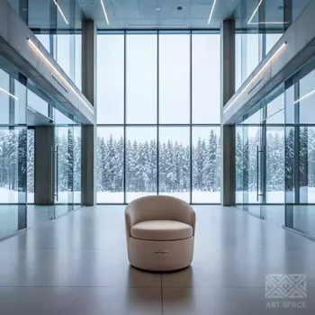 Аренда Стул VARDY поворотный бежевый букле или серый в Green Flow Hotel — ART SPACE