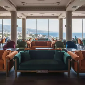 Аренда Мебель SanStar в ресторане «Плакучая Ива» — ART SPACE