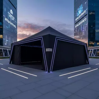 Аренда Пагода черная 5х15 м в Omega Sirius — ART SPACE