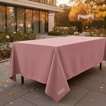 Аренда Скатерть прямоугольная 1,5х2,5 м розовая в Karat Resort — ART SPACE