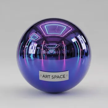 Аренда Шарик зеркальный цветной диаметр 8 см в VK Stadium Sirius — ART SPACE