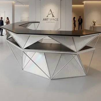 Аренда белой барной стойки Hexagon в Сочи — ART SPACE