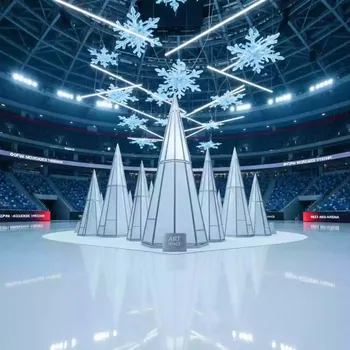 Аренда Фотозона рождественская в Red Arena — ART SPACE