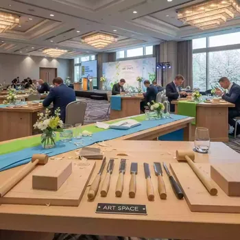 Аренда Работа по дереву мастер класс в Green Flow Hotel — ART SPACE