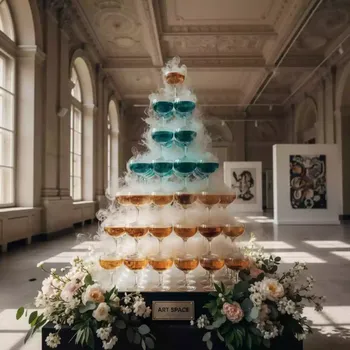 Аренда Пирамида из бокалов в усадьбе Голицына — ART SPACE