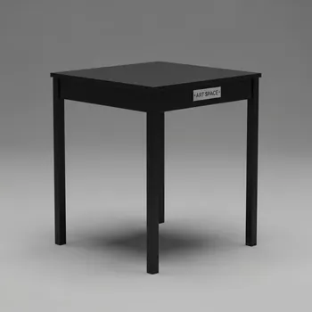Аренда Стол придиванный Домино черный 55х55х45 см в Omega Sirius — ART SPACE