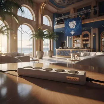 Аренда Фильтр сетевой ZIS Company PILOT PRO 3 м 6 розеток светло серый в пляжном клубе Del Mar — ART SPACE