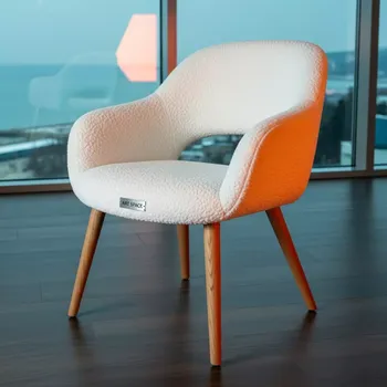 Аренда Стул Clack букле Lanvin ножки бук морилка светлый орех в отеле Hyatt Regency Sochi — ART SPACE