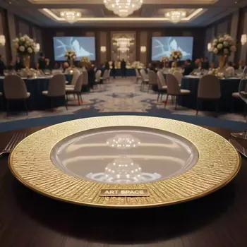 Аренда Подстановочная тарелка Bellini Gold 28 см в Radisson Hotel Rosa Khutor — ART SPACE