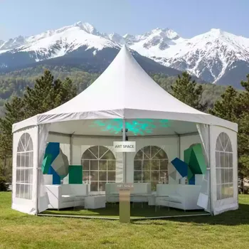 Аренда Шатер Pagoda 4х4 м на курорте «Газпром» (Альпика) — ART SPACE