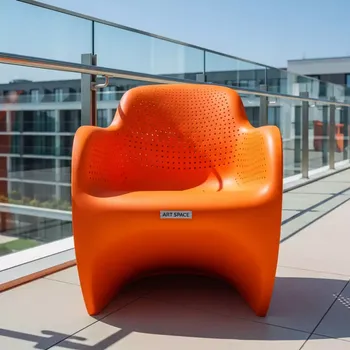 Аренда Кресло пластиковое Air XL оранжевое в Cosmos Sochi Hotel — ART SPACE