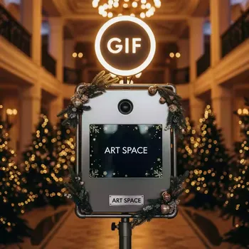 Аренда Стойка гиф Smart новогодняя в отеле «Богатырь» — ART SPACE