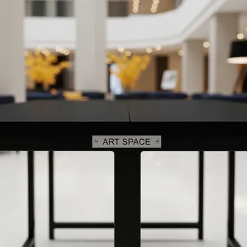 Аренда Стол черный прямоугольный 120х90 см в Radisson Hotel Rosa Khutor — ART SPACE
