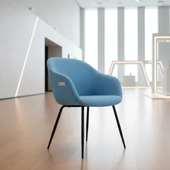 Аренда Стул Belfast голубой черные ножки в Gamma Sirius — ART SPACE