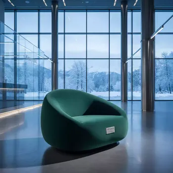 Аренда Кресло пуф зеленое Velvet в гранд-отеле «Жемчужина» — ART SPACE