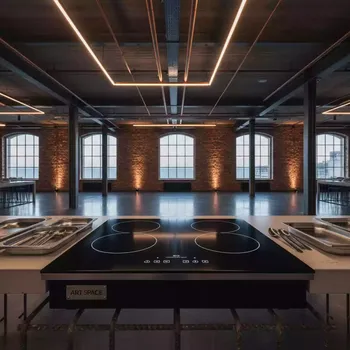 Аренда Плита индукционная 1 конфорочная Hurakan в зале «Чайка» (Морпорт) — ART SPACE