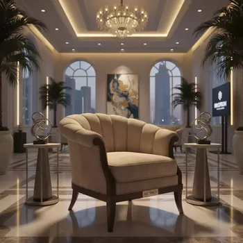 Аренда Кресло лаунж Kate бежевый в Bridge Resort — ART SPACE