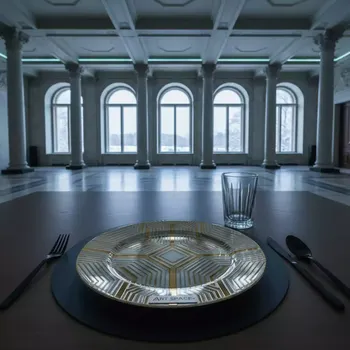 Аренда Тарелка подстановочная Гетсби 33 см в усадьбе Голицына — ART SPACE
