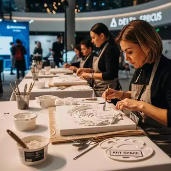 Аренда Мастер класс по созданию картины из гипса в Delta Sirius — ART SPACE