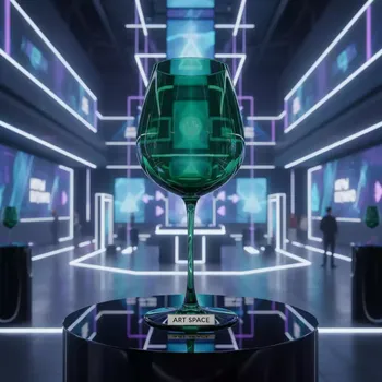 Аренда Бокал Верона изумрудный 550 мл в Alpha Sirius — ART SPACE