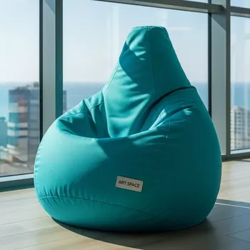 Аренда Кресло мешок Beanbag бирюзовое в комплексе Sea Galaxy — ART SPACE