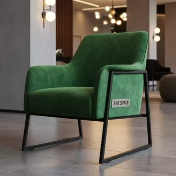 Аренда Стул Eleven велюр зелёный в Cosmos Sochi Hotel — ART SPACE