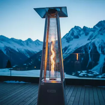 Аренда Обогреватель газовый уличный WWT 13I Stainless steel mini 1,8 м в Поляна 1389 Отель и Спа — ART SPACE