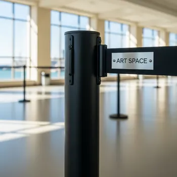 Аренда Стойка матовая с лентой barrierbelt в зале «Чайка» (Морпорт) — ART SPACE