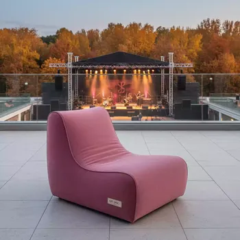 Аренда Кресло бескаркасное Velvet розовый в Гранд Отель Сочи — ART SPACE