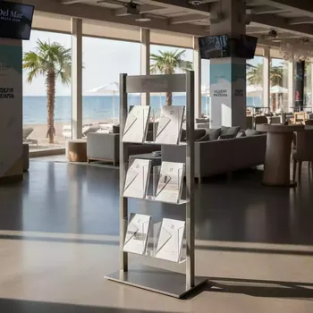Аренда Стенд информационный с шестью карманами А4 в пляжном клубе Del Mar — ART SPACE