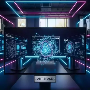 Аренда Панели информационные LCD и LED дисплеи Sharp в комплексе Sea Galaxy — ART SPACE