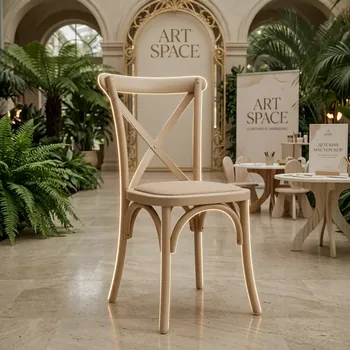 Аренда бежевого стула Crossback в Сочи от ART SPACE
