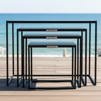 Аренда Консоль Set 3 Black черного цвета на пляже «Ривьера» — ART SPACE