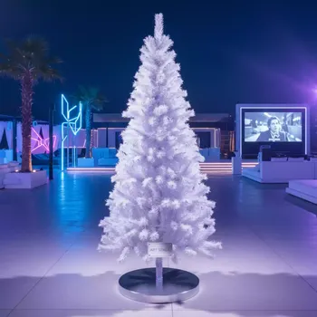 Аренда Ель искусственная White белая на пляжных клубах Хосты — ART SPACE