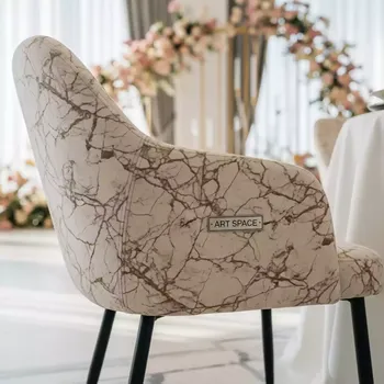 Аренда Стул Lima ножки черные бежевый мрамор в Courtyard by Marriott Sochi — ART SPACE
