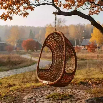 Аренда Кресло качели плетеное Maia в этно-парке «Моя Россия» — ART SPACE