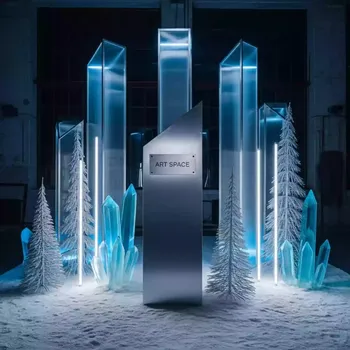 Аренда Фотозона новогодняя зимняя в зале «Чайка» (Морпорт) — ART SPACE