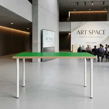 Аренда бело-зеленого стола в Сочи от компании ART SPACE