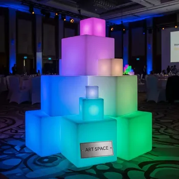 Аренда Куб светящийся декоративный в Swissôtel Resort Sochi Kamelia — ART SPACE