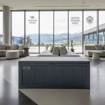 Аренда Сундук пластиковый антрацит MBWL280 S433 в VK Stadium Sirius — ART SPACE
